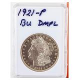 Coin 1921 Morgan Silver Dollar Brilliant Unc. DMPL