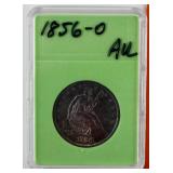 Coin 1856-O Seated Liberty Half Dollar AU