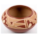 Redware Pottery Bowl by Rosita Cata