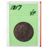Coin 1817 Capped Bust Half Dollar Very Fine