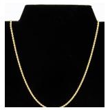 Jewelry 18kt Yellow Gold Twisted Rope Necklace