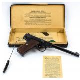 Gun  Colt Woodsman Semi Auto Pistol in .22 LR
