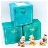 Lot of 3 Little Pigs WDCC Figurines