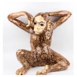 Lifesize Ceramic Chimpanzee