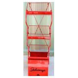 Stolichnaya 3 Tier Advertising Rack on Wheels