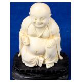 Carved Ivory Vintage Chinese Buddha Figure