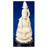Gorgeous Chinese Ivory Quan Yin Figurine