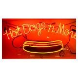 Vintage Neon "Hot Dogs N