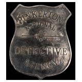 Pinkerton National Detective Agency Badge Tiffany