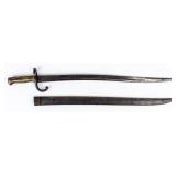 French M1866 Chassepot Bayonet Sword - 1869
