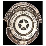 Wyoming Stock Growers Assc. Range Detective Badge