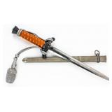 WWII German Officer Dagger with Portepee