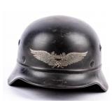 WWII M1940 German Combat Luftschutz Helmet +
