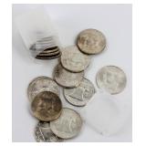 Coin 1954-D (20) Franklin Half Dollars B.U.