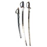 Swords Three Replica Swords