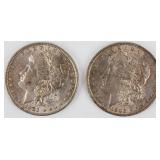 Coin 2 Morgan Silver Dollars 1903 in Almost Unc.