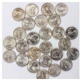 Coin (26) Gem BU Washington Quarters
