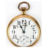 Jewelry Elgin Open Face Pocket Watch 19 Jewels