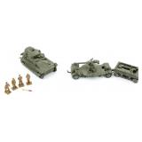 Vintage Mid-Century Dinky Army Toys