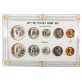 Coin 1964 Uncirculated Set in Hard Display