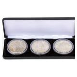 Coin Morgan Silver Dollar  3 Coin Set 1921-P,D & S
