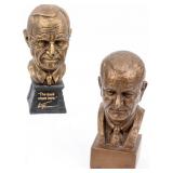 2 President Bust Sculptures