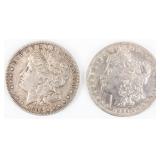 Coin 2 Morgan Silver Dollars 1892-S & 1892-O
