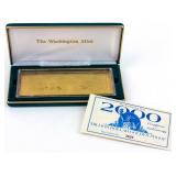 Coin 4 Troy Ounce Silver Million Dollar Golden Prf