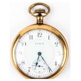 Jewelry Elgin Open Face Pocket Watch 17 Jewels