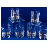 6 RARE Vintage 1981 PRESIDENT INAUGURATION BAR GLA