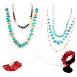 Jewelry Turquoise / Coral  Necklaces & Bracelets