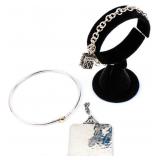 Jewelry Sterling Silver Bracelets & Locket