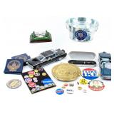 2 Pres Die Cast Limos & Presidential Collector Ite