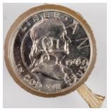 Coin 20 BU 1963-D Benjamin Franklin Half Dollars