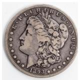Coin 1893-S  Morgan Silver Dollar as Fine