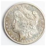Coin 1886-S  Morgan Silver Dollar as Extra Fine