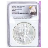 Coin 2016-W United States Silver Eagle NGC MS69