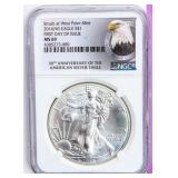 Coin 2016-W United States Silver Eagle NGC MS69