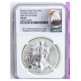Coin 2016-W United States Silver Eagle NGC MS69