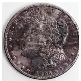 Coin 1896-S Morgan Silver Dollar as Extra Fine