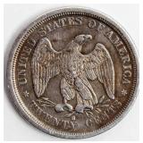 Coin 1875-S U.S. Twenty Cent Piece Extra Fine