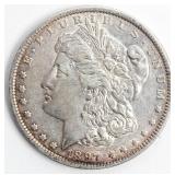 Coin 1897-O Morgan Silver Dollar Almost Unc.