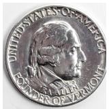 Coin 1927 Vermont Commemorative Half Dollar BU