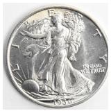 Coin 1936 Walking Liberty Half Dollar Gem BU!
