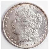 Coin 1897-O Morgan Silver Dollar Choice B.U.