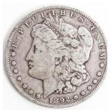 Coin 1892-S  Morgan Silver Dollar as VG