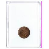 Coin 1907 Indian Head Cent in Brilliant Unc.