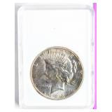 Coin 1923-S  Peace Silver Dollar Brilliant Unc.