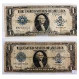 Coin (2) 1923 Silver Certificates Large Size