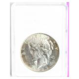 Coin 1927-D  Peace Silver Dollar Brilliant Unc.
